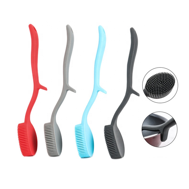 Fast Delivery High Quality Kitchen Pot Silicone Cleaning Brush